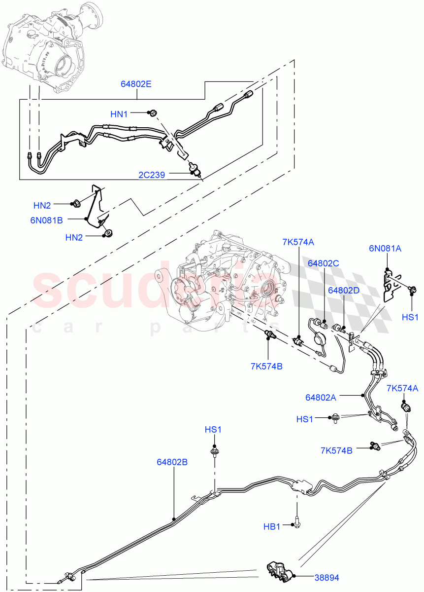 Active Driveline (Changsu (China), Dynamic Driveline) ((V) FROMFG000001) of Land Rover Land Rover Discovery Sport (2015+) [1.5 I3 Turbo Petrol AJ20P3]
