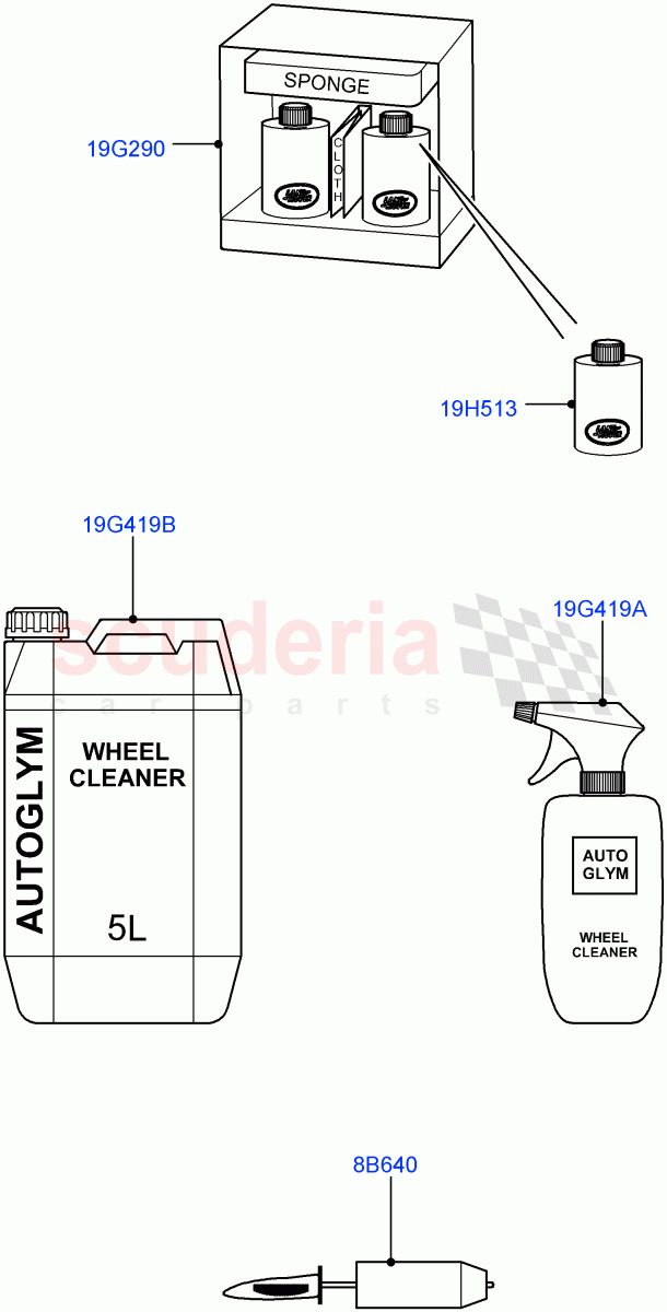 Appearance And Maintenance Aids (Accessory, Dealer Consumables) ((V) FROMAA000001) of Land Rover Land Rover Range Rover (2010-2012) [4.4 DOHC Diesel V8 DITC]