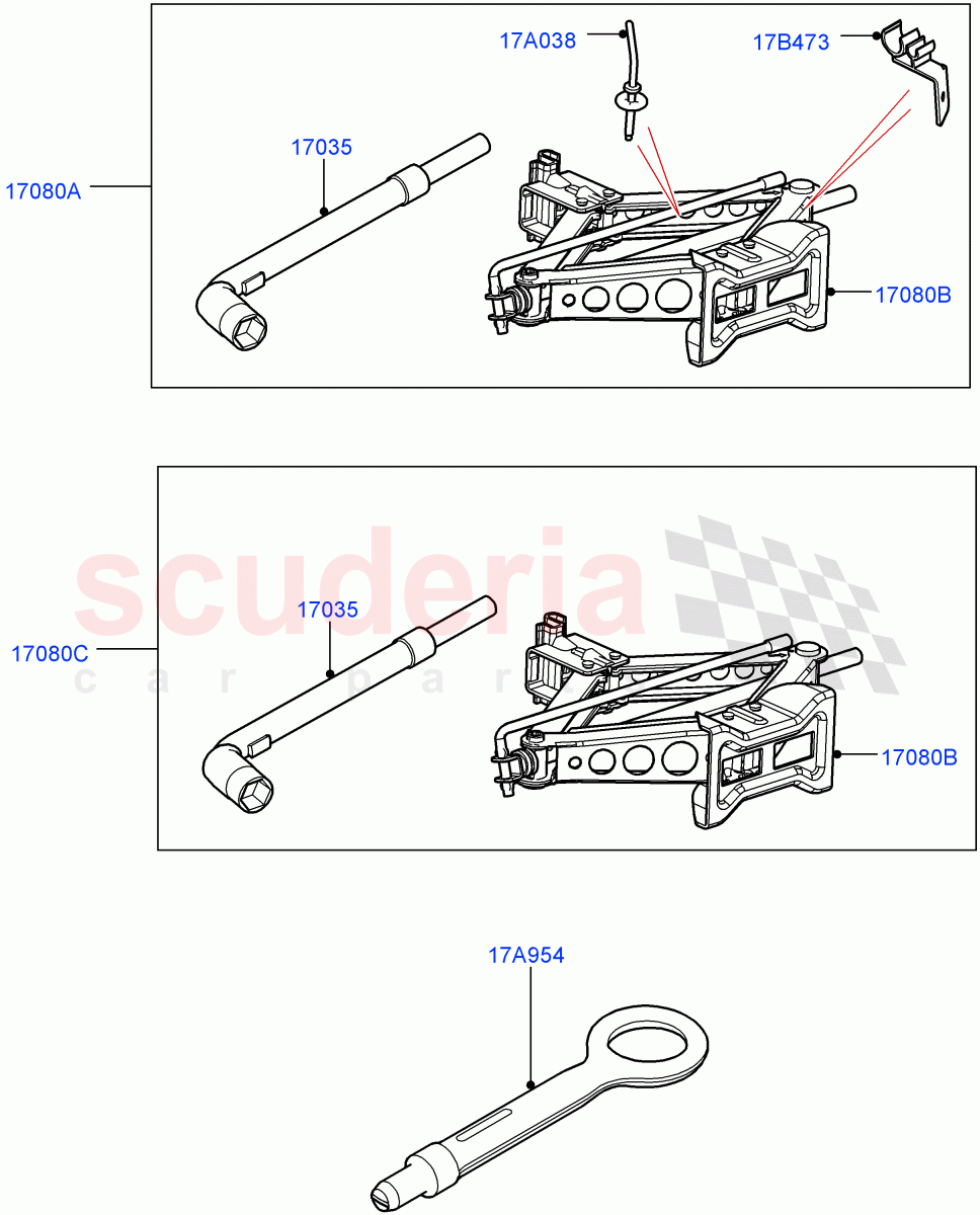 Tools (Halewood (UK)) of Land Rover Land Rover Discovery Sport (2015+) [2.0 Turbo Diesel]