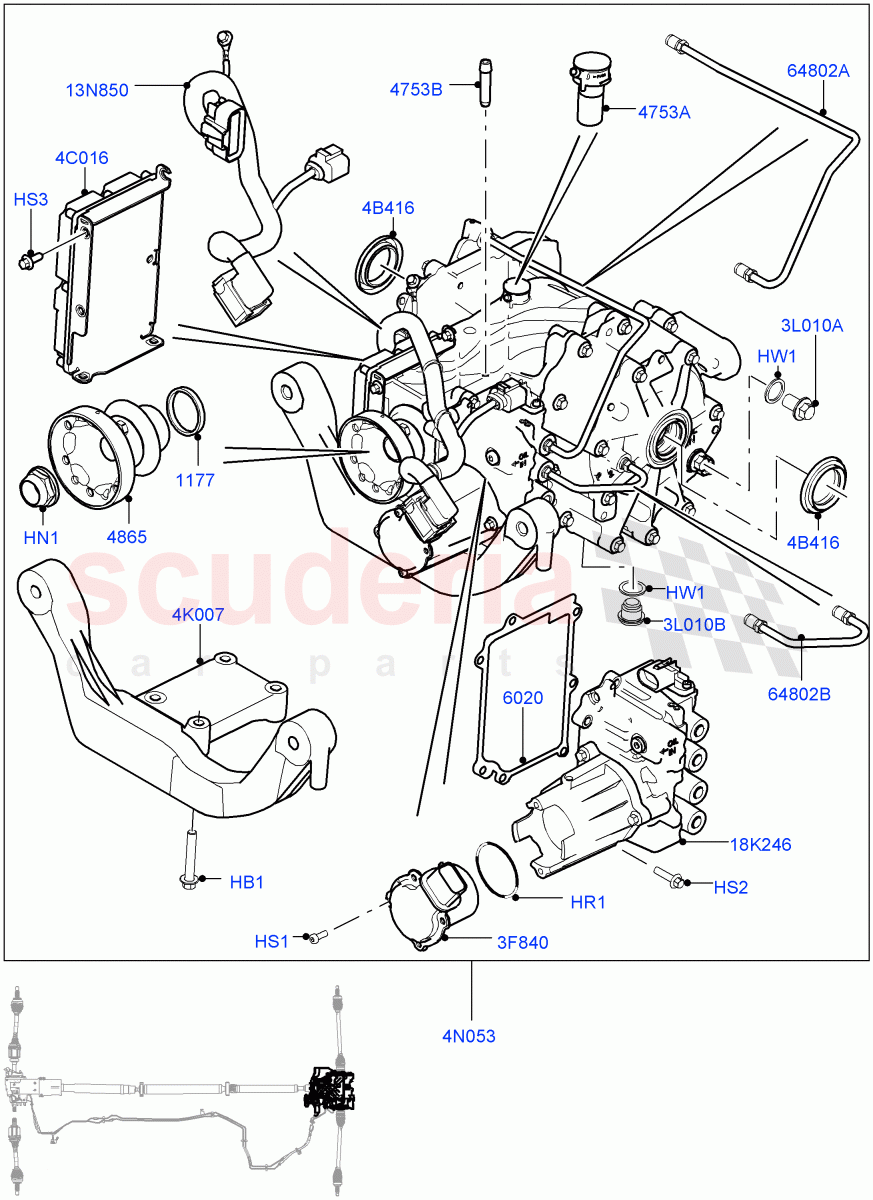 Rear Axle (Internal Components) (Changsu (China), Dynamic Driveline) ((V) FROMFG000001, (V) TOKG446856) of Land Rover Land Rover Discovery Sport (2015+) [2.0 Turbo Petrol GTDI]