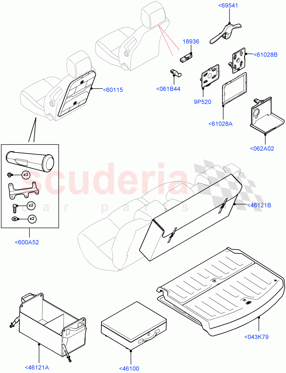 Storage (Accessory) (Halewood (UK), Itatiaia (Brazil)) of Land Rover Land Rover Discovery Sport (2015+) [2.0 Turbo Diesel]