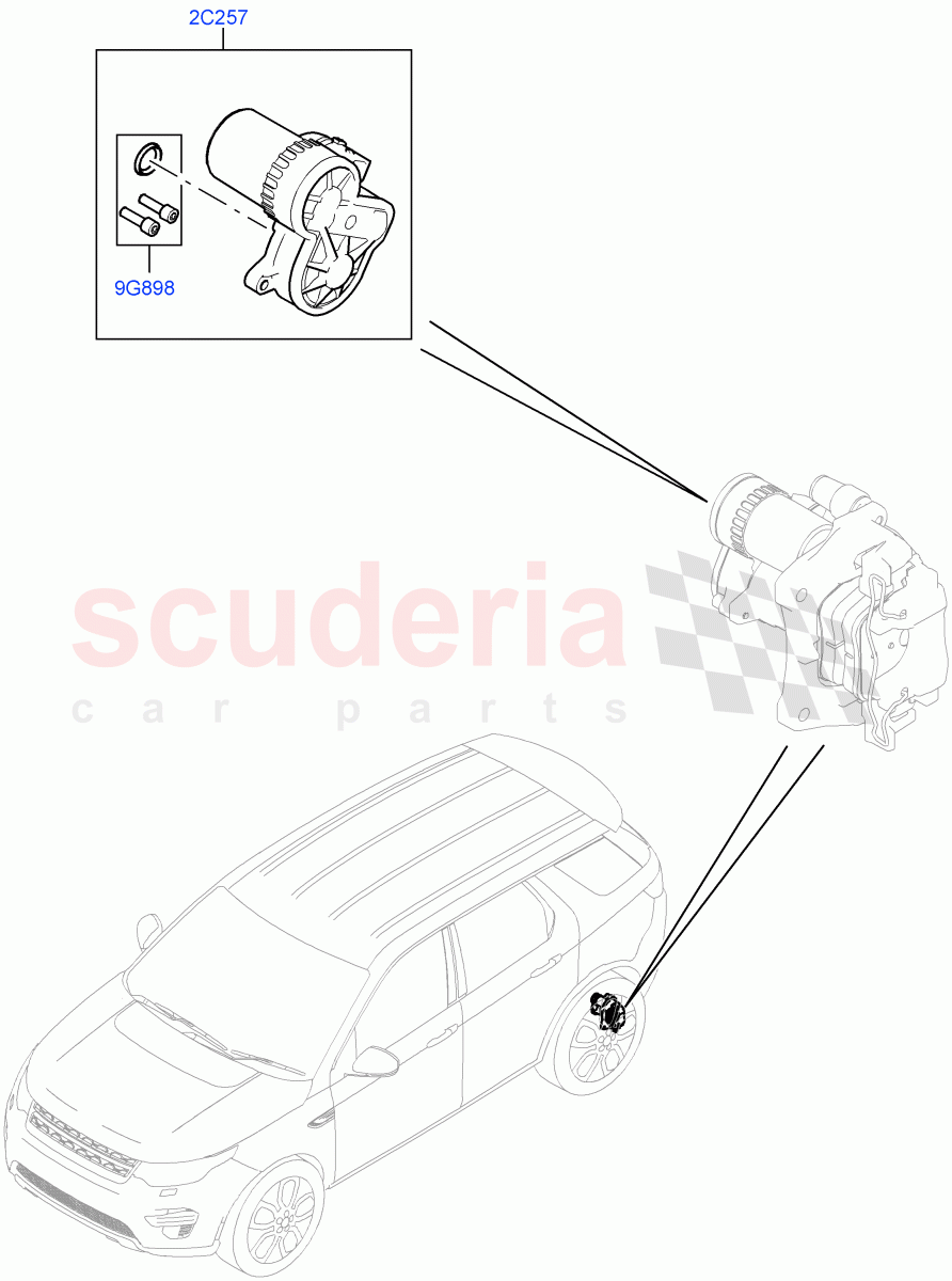 Parking Brake (Itatiaia (Brazil)) ((V) FROMGT000001) of Land Rover Land Rover Discovery Sport (2015+) [2.0 Turbo Petrol GTDI]