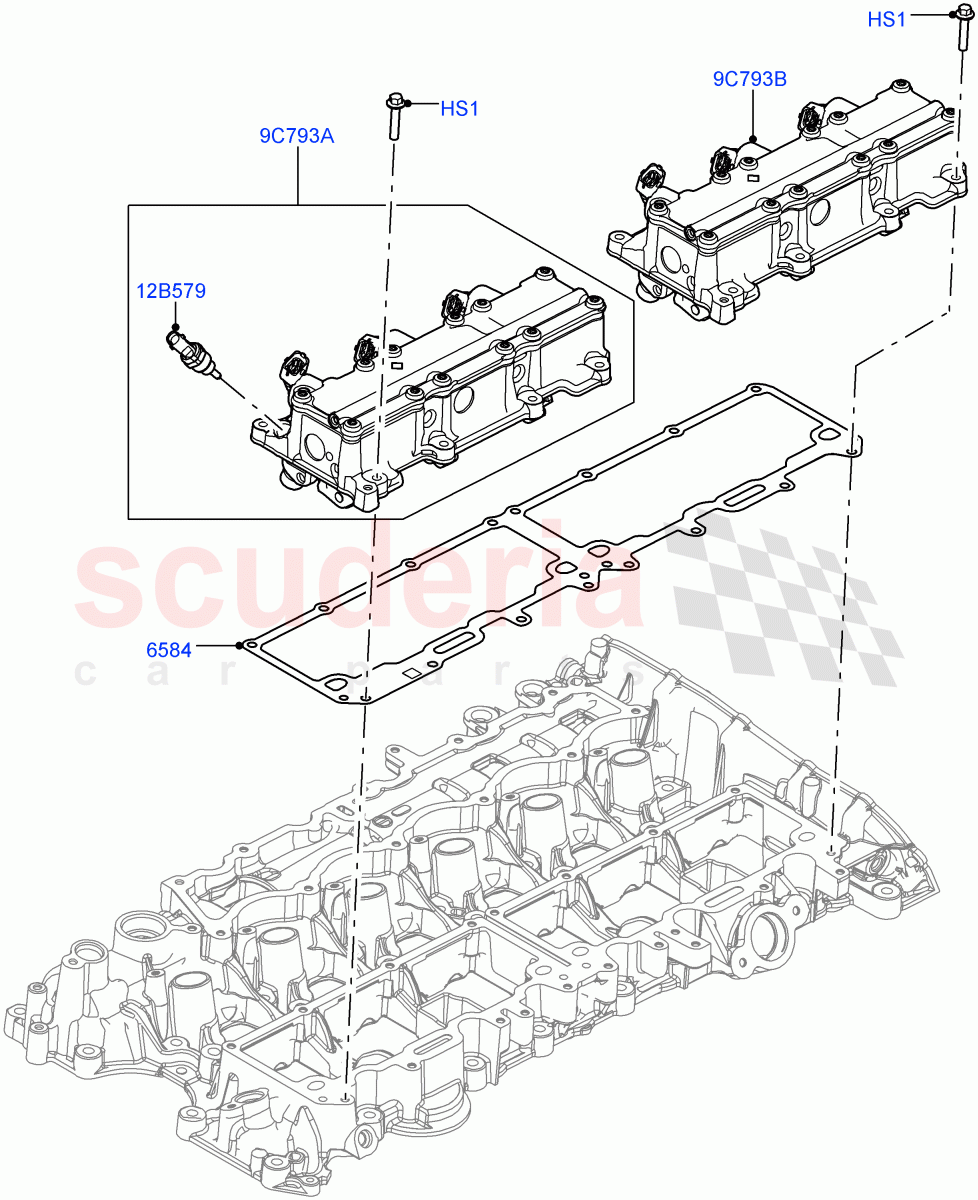 Variable Valve Lift Unit (Nitra Plant Build) (3.0L AJ20P6 Petrol High) ((V) FROML2000001) of Land Rover Land Rover Defender (2020+) [3.0 I6 Turbo Petrol AJ20P6]
