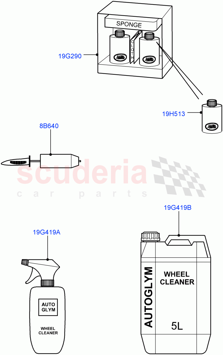 Appearance And Maintenance Aids (Accessory) ((V) FROMAA000001) of Land Rover Land Rover Range Rover Sport (2010-2013) [5.0 OHC SGDI NA V8 Petrol]