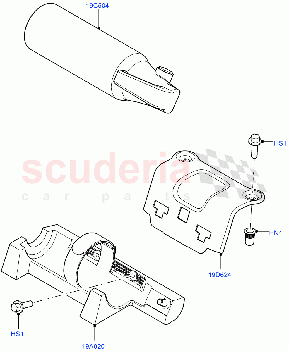 Emergency And Safety Equipment (Nitra Plant Build) (With Fire Extinguisher) ((V) FROMK2000001) of Land Rover Land Rover Discovery 5 (2017+) [3.0 DOHC GDI SC V6 Petrol]