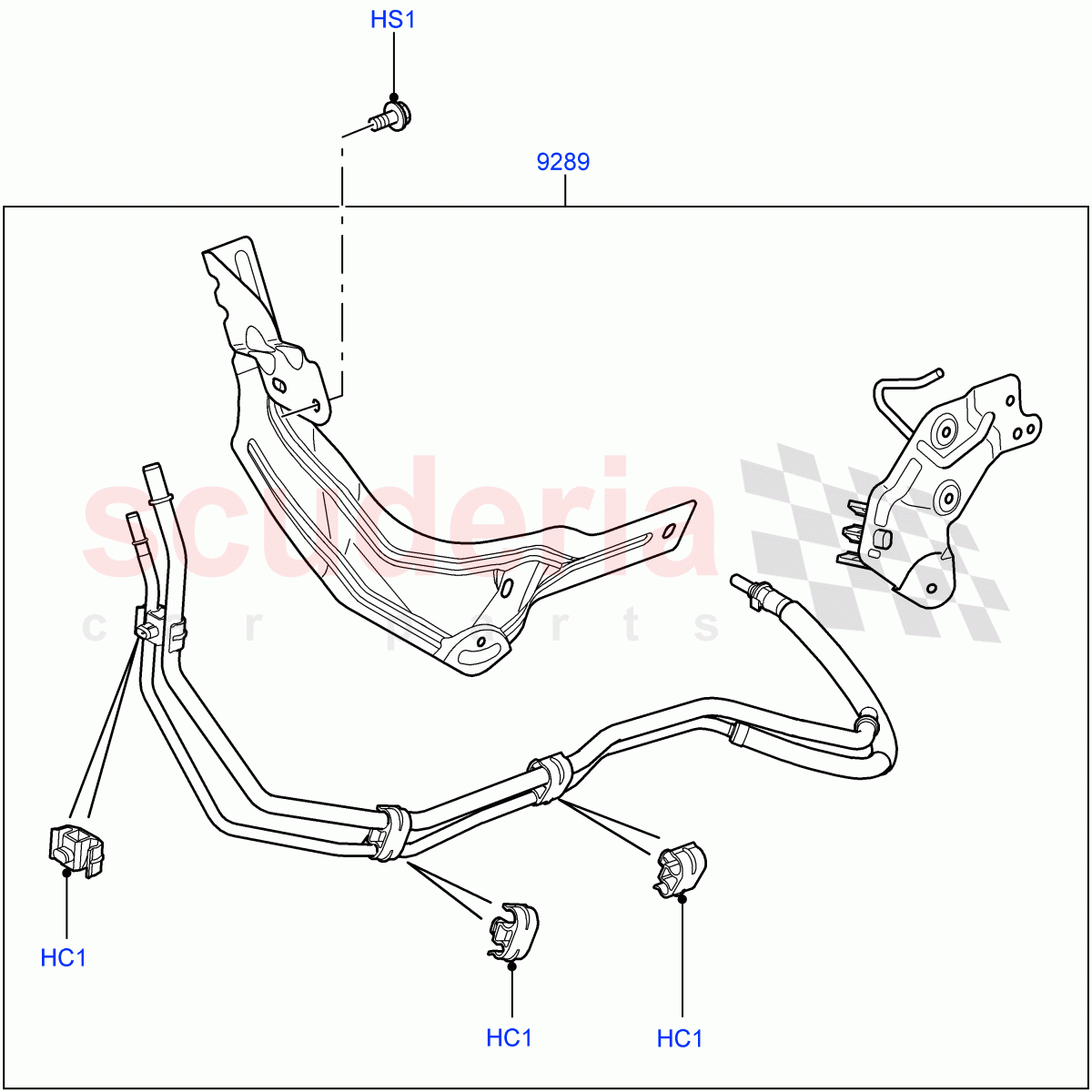 Fuel Lines (AJ Petrol 4.2 V8 Supercharged) of Land Rover Land Rover Range Rover Sport (2005-2009) [4.2 Petrol V8 Supercharged]