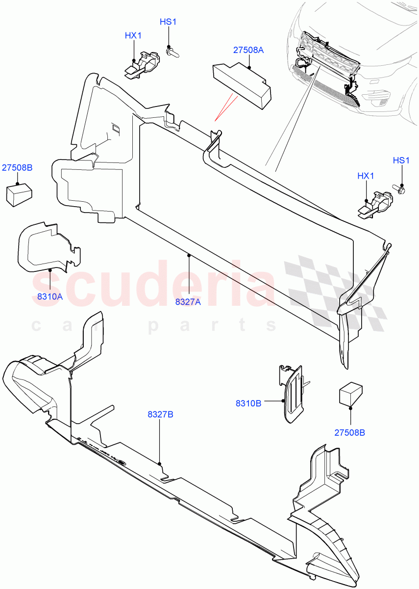 Air Deflectors (Itatiaia (Brazil)) ((V) FROMGT000001) of Land Rover Land Rover Discovery Sport (2015+) [2.2 Single Turbo Diesel]