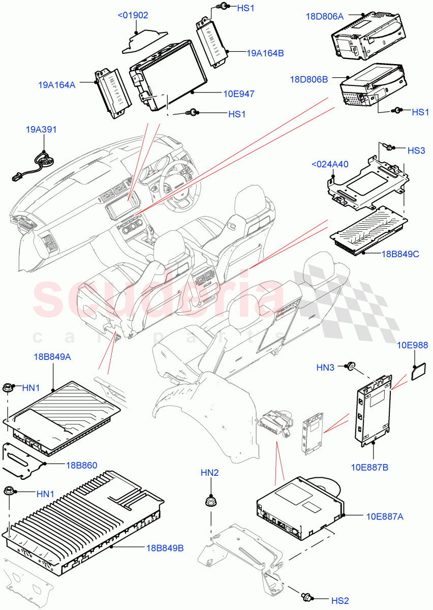 Audio Equipment - Original Fit ((V) TOHA999999) of Land Rover Land Rover Range Rover Sport (2014+) [3.0 Diesel 24V DOHC TC]
