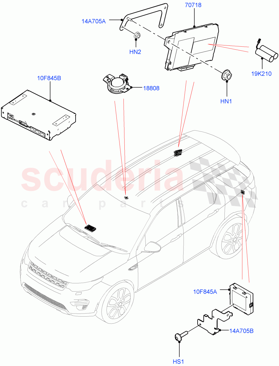 Telematics (Itatiaia (Brazil)) ((V) FROMGT000001) of Land Rover Land Rover Discovery Sport (2015+) [1.5 I3 Turbo Petrol AJ20P3]