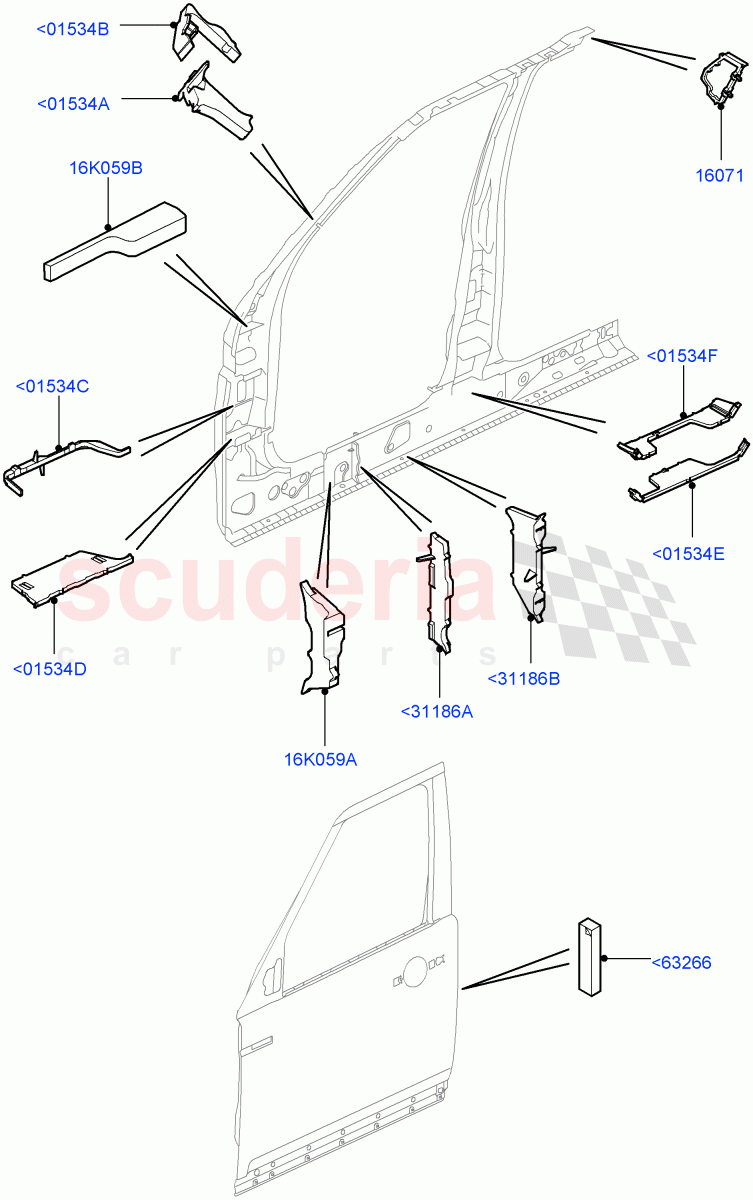 Insulators - Front (Side) ((V) FROMAA000001) of Land Rover Land Rover Discovery 4 (2010-2016) [2.7 Diesel V6]