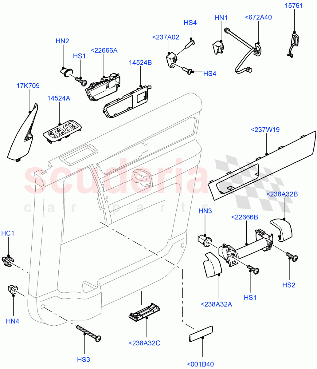 Front Door Trim Installation ((V) FROMAA000001) of Land Rover Land Rover Discovery 4 (2010-2016) [4.0 Petrol V6]