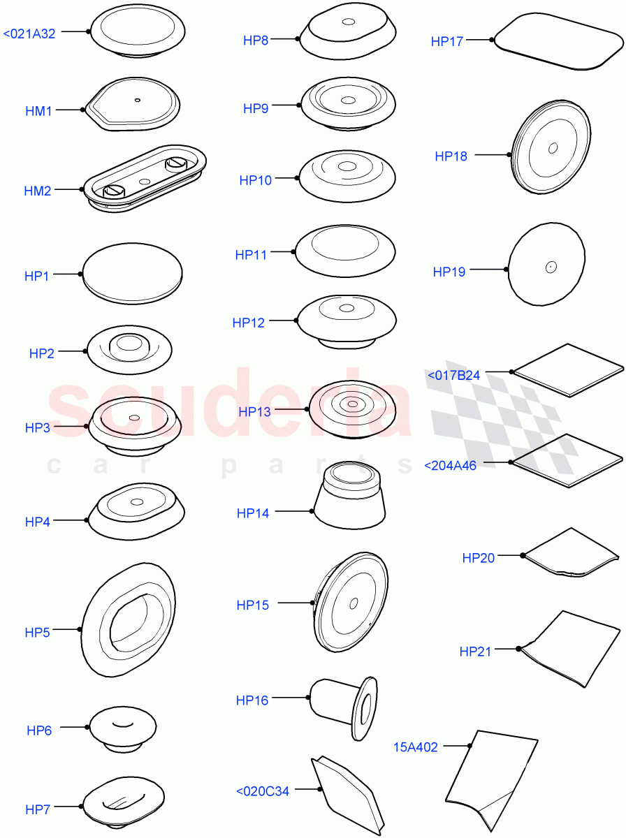 Plugs - Body (Changsu (China)) ((V) FROMFG000001) of Land Rover Land Rover Discovery Sport (2015+) [2.0 Turbo Petrol GTDI]