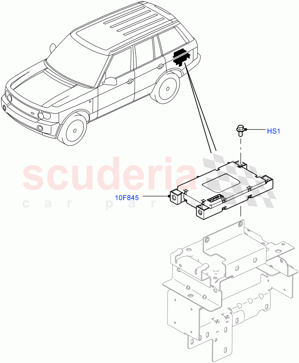 Cellular Phone Installation ((V) FROMAA000001) of Land Rover Land Rover Range Rover (2010-2012) [5.0 OHC SGDI SC V8 Petrol]