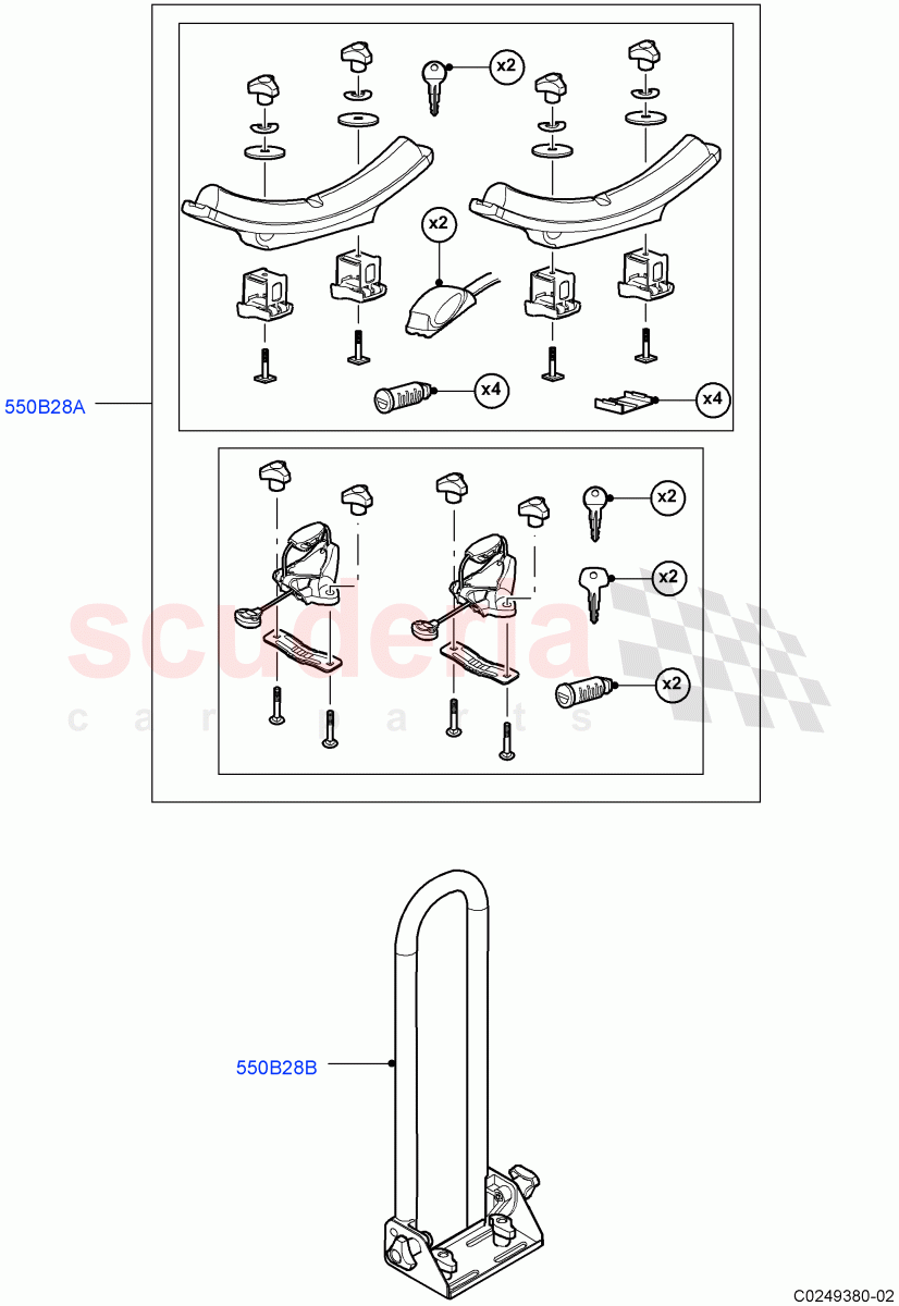 Carriers & Boxes (Bike Carriers, Accessory) of Land Rover Land Rover Range Rover (2012-2021) [2.0 Turbo Petrol AJ200P]