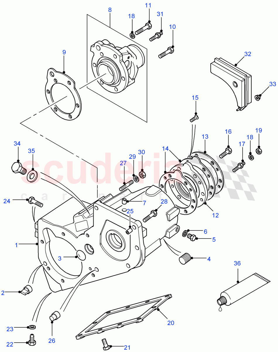 Main Casing ((V) FROM7A000001) of Land Rover Land Rover Defender (2007-2016)