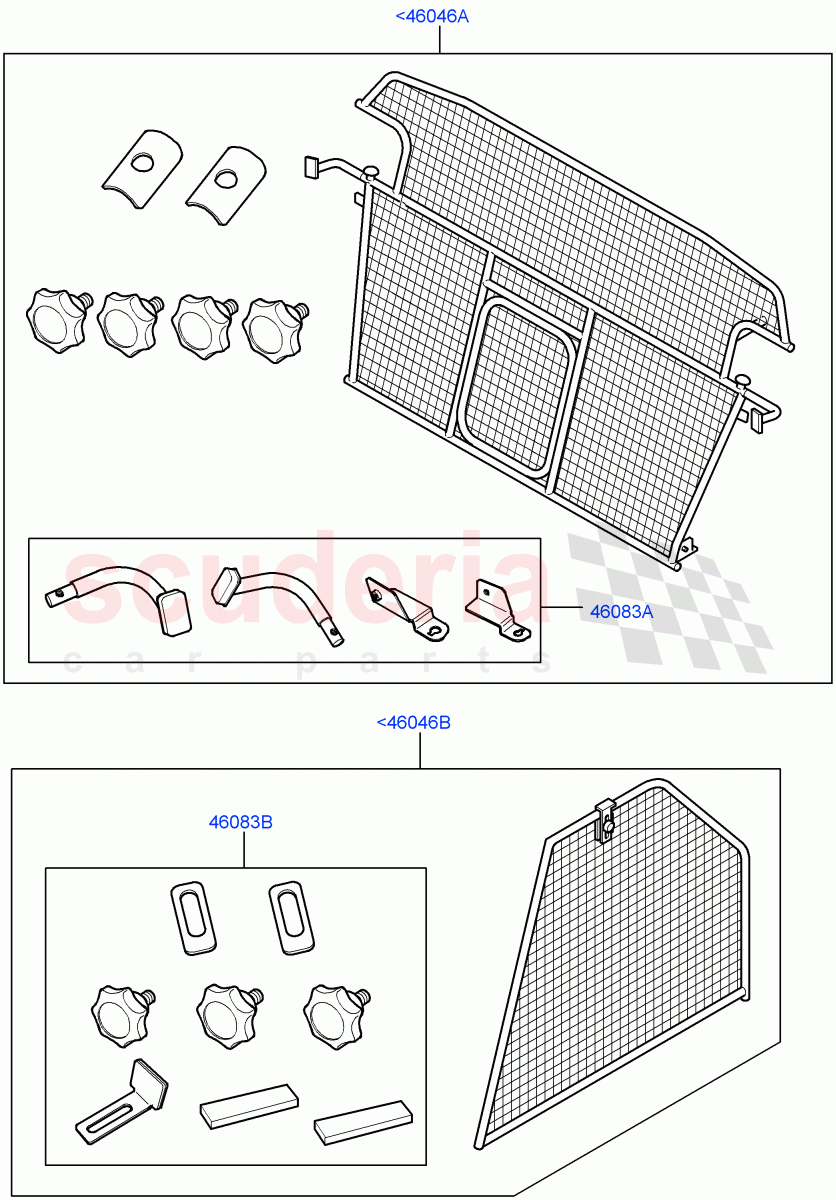 Dog Guard/Partition (Accessory) ((V) FROMAA000001) of Land Rover Land Rover Range Rover Sport (2010-2013) [3.6 V8 32V DOHC EFI Diesel]