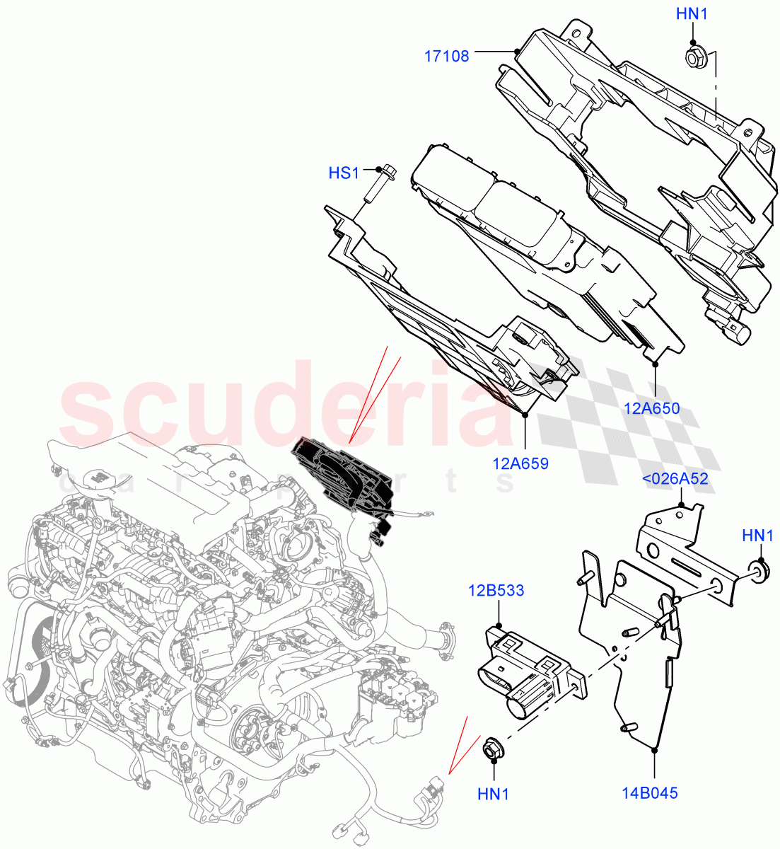 Engine Modules And Sensors (2.0L AJ20D4 Diesel High PTA, Halewood (UK)) of Land Rover Land Rover Discovery Sport (2015+) [2.0 Turbo Diesel]