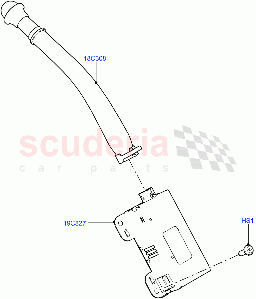 Heater/Air Cond.External Components (Ioniser) (Cabin Air Quality Ionisation, Cabin Air Ionisation / PM2.5) ((V) FROMJA000001) of Land Rover Land Rover Range Rover (2012-2021) [2.0 Turbo Petrol GTDI]