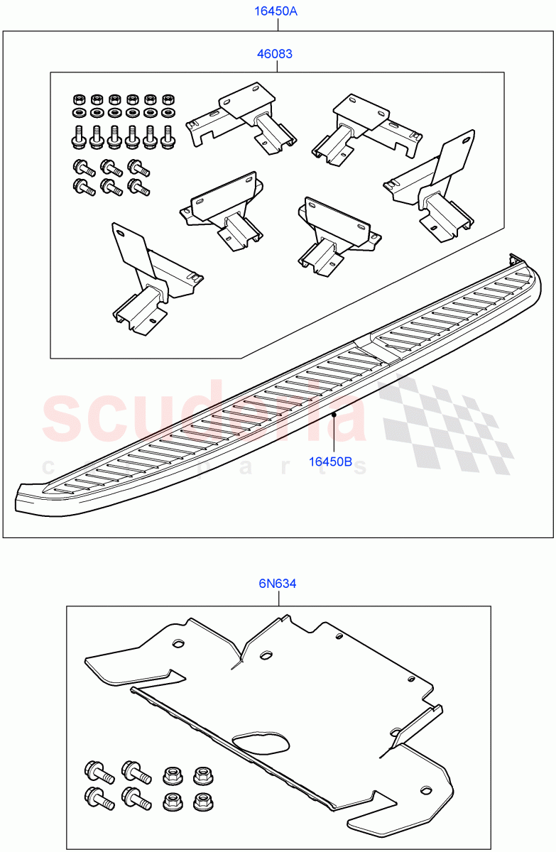 Lower Body Guards And Shields (Accessory) of Land Rover Land Rover Range Rover Sport (2005-2009) [4.2 Petrol V8 Supercharged]