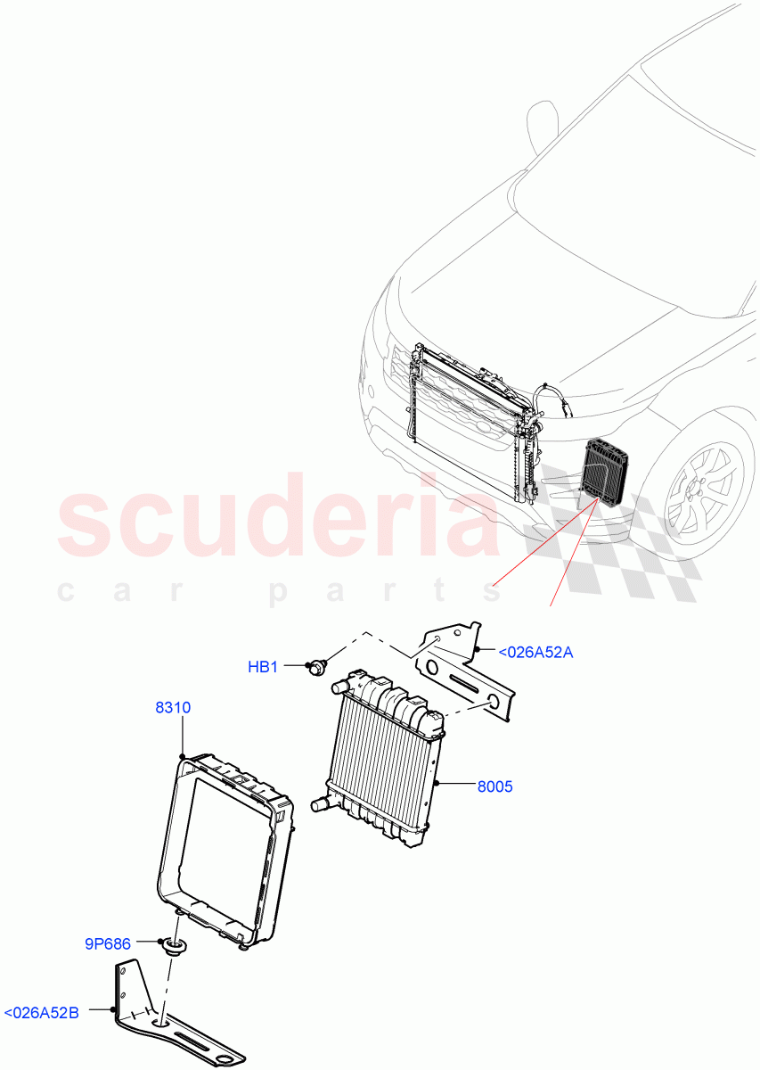 Radiator/Coolant Overflow Container (2.0L AJ20P4 Petrol Mid PTA, Changsu (China), Extra High Engine Cooling) of Land Rover Land Rover Range Rover Evoque (2019+) [2.0 Turbo Petrol AJ200P]