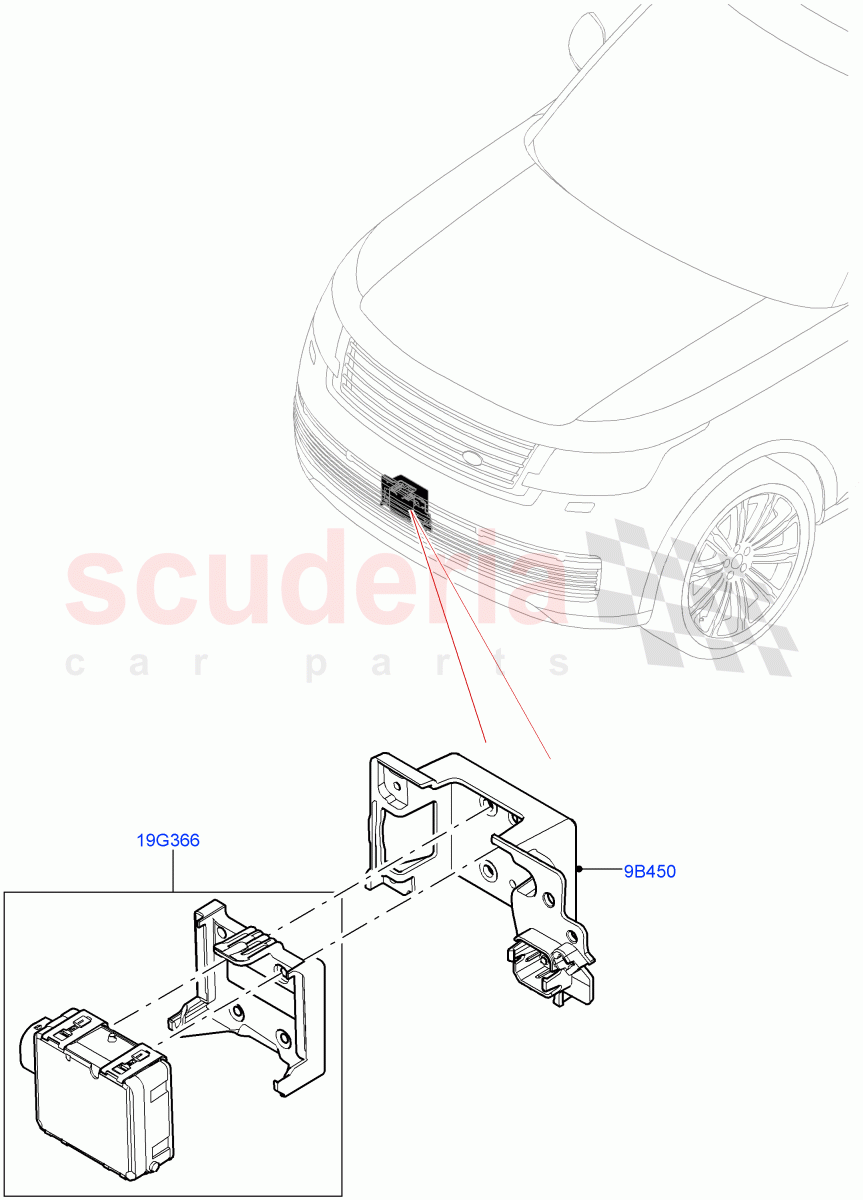 Speed Control (3.0L AJ20D6 Diesel High, Adaptive Cruise Control with Stg As, With Speed Control) of Land Rover Land Rover Range Rover (2022+) [3.0 I6 Turbo Diesel AJ20D6]