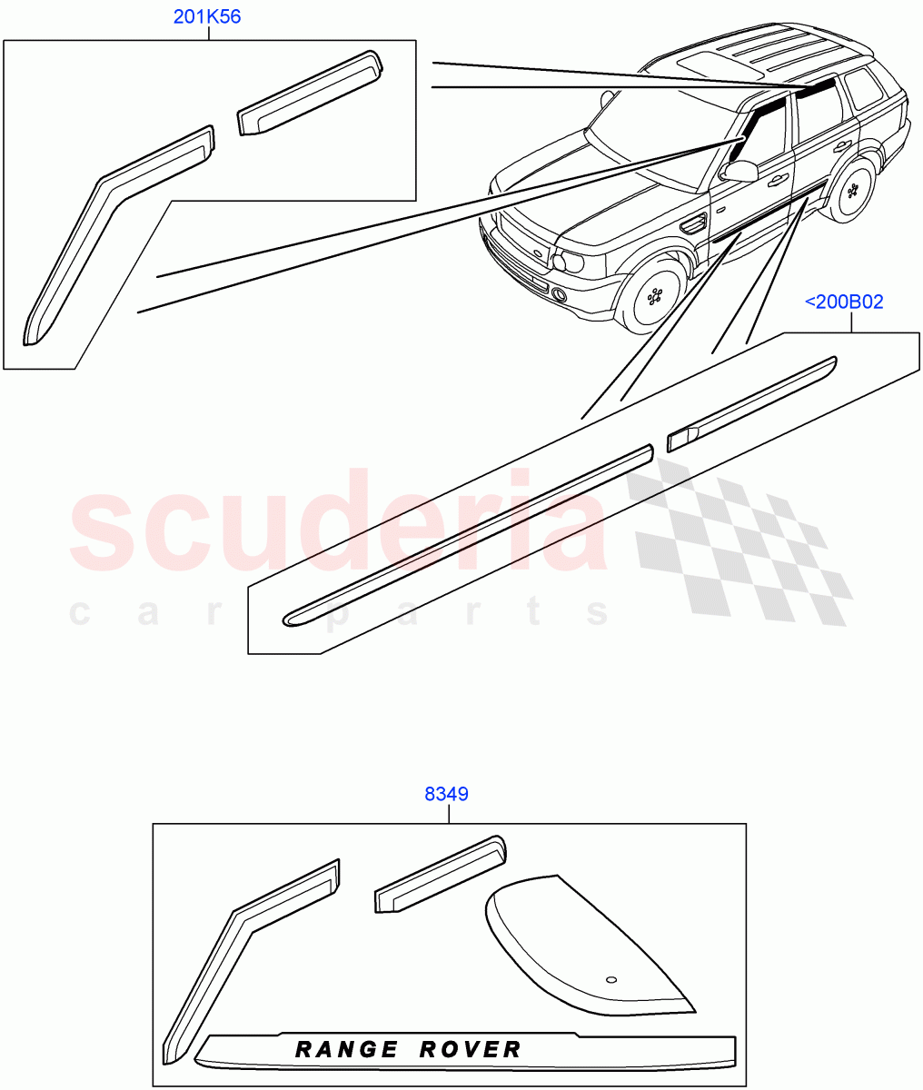 Body Dress Up Kits - Side (Accessory) ((V) FROMAA000001) of Land Rover Land Rover Range Rover Sport (2010-2013) [3.0 Diesel 24V DOHC TC]