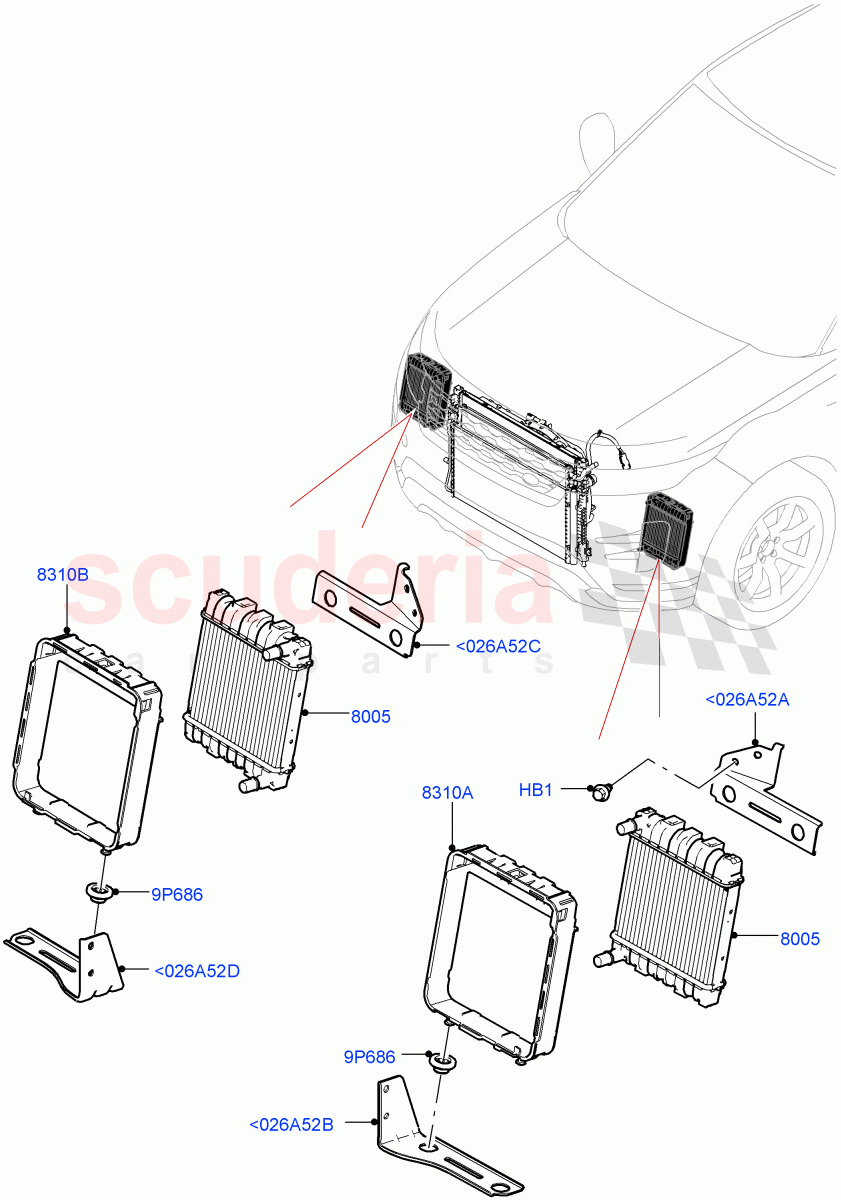 Radiator/Coolant Overflow Container (2.0L AJ20P4 Petrol High PTA, Halewood (UK), Extra High Engine Cooling) of Land Rover Land Rover Range Rover Evoque (2019+) [2.0 Turbo Petrol AJ200P]