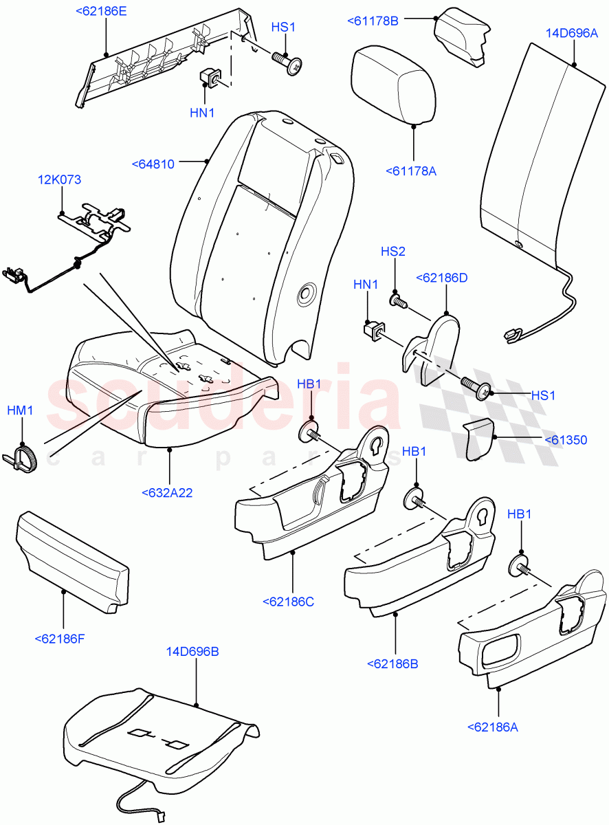 Front Seat Pads/Valances & Heating ((V) FROMAA000001) of Land Rover Land Rover Discovery 4 (2010-2016) [3.0 Diesel 24V DOHC TC]