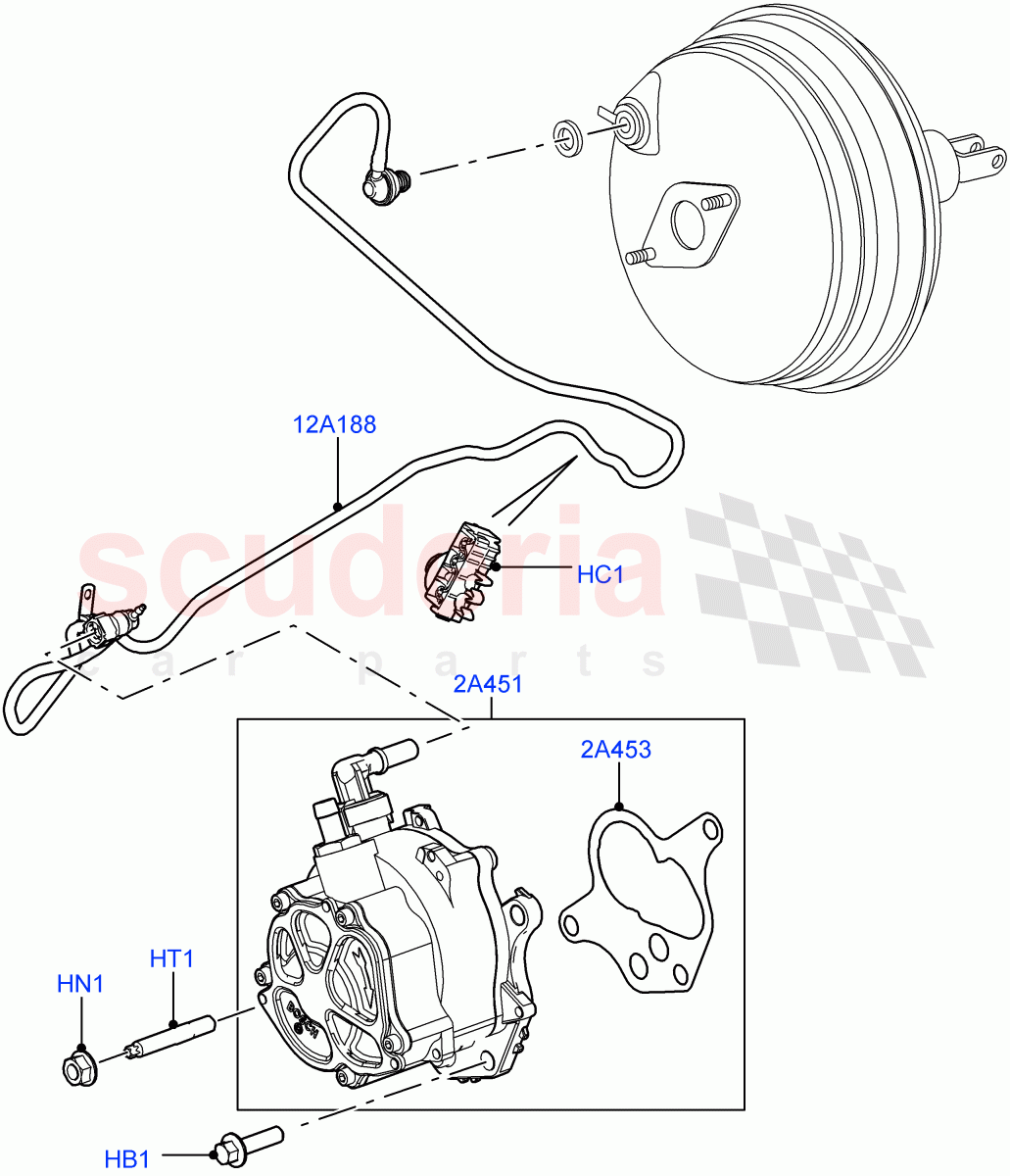 Vacuum Control And Air Injection (3.6L V8 32V DOHC EFi Diesel Lion) ((V) FROMAA000001) of Land Rover Land Rover Range Rover Sport (2010-2013) [3.6 V8 32V DOHC EFI Diesel]