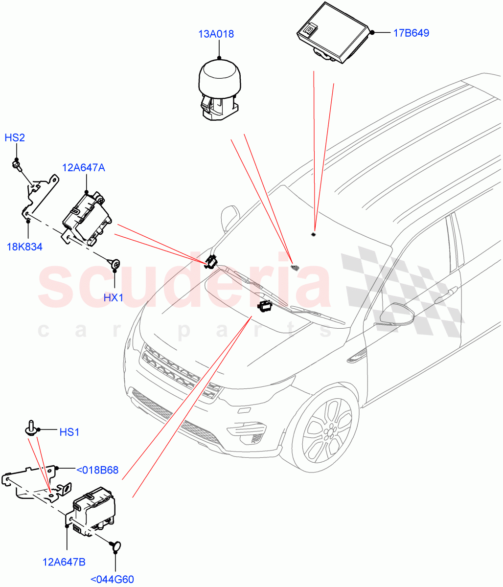Air Conditioning And Heater Sensors (Changsu (China)) ((V) FROMMG140569) of Land Rover Land Rover Discovery Sport (2015+) [2.0 Turbo Diesel AJ21D4]