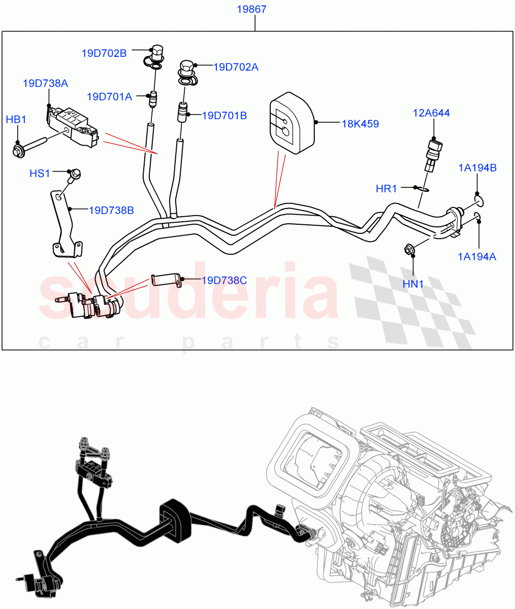 Air Conditioning System (Changsu (China), Less Chiller Unit) ((V) FROMKG446857) of Land Rover Land Rover Discovery Sport (2015+) [2.2 Single Turbo Diesel]