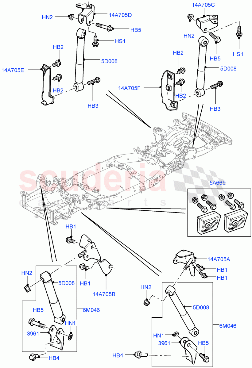 Chassis Frame (Damper) ((V) FROMAA000001) of Land Rover Land Rover Range Rover Sport (2010-2013) [3.0 Diesel 24V DOHC TC]