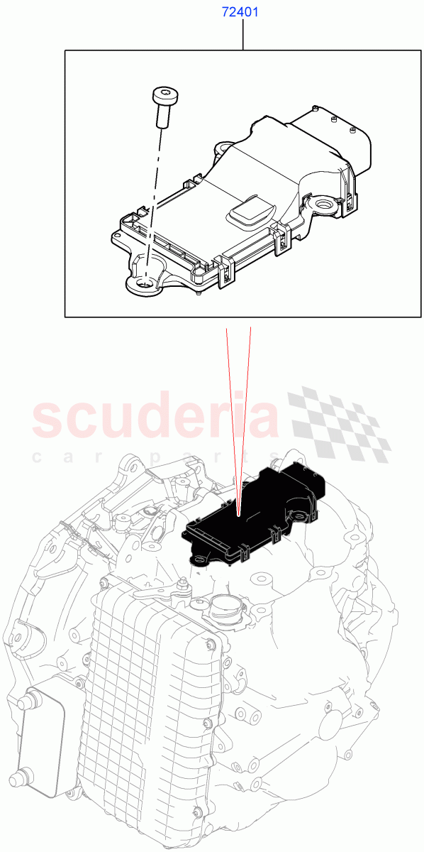 Transmission Modules And Sensors (9 Speed Auto Trans 9HP50, Changsu (China)) ((V) FROMKG006088) of Land Rover Land Rover Discovery Sport (2015+) [2.0 Turbo Petrol AJ200P]