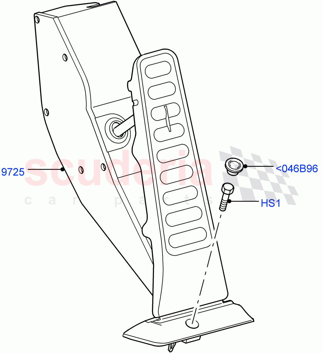 Accelerator/Injection Pump Controls (5.0L OHC SGDI SC V8 Petrol - AJ133) ((V) FROMAA000001) of Land Rover Land Rover Range Rover (2010-2012) [5.0 OHC SGDI SC V8 Petrol]