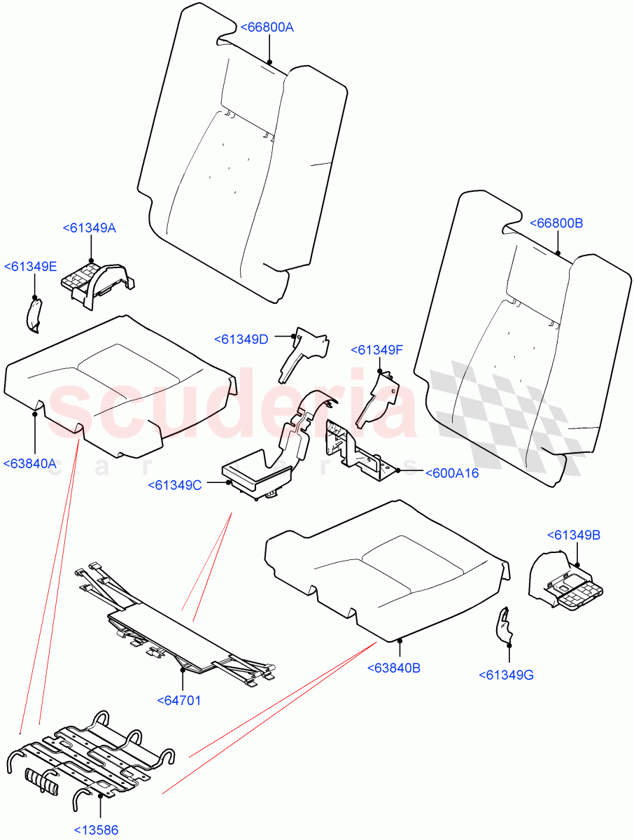 Rear Seat Pads/Valances & Heating (Row 3) (Itatiaia (Brazil), Third Row Dual Individual Seat) ((V) FROMGT000001) of Land Rover Land Rover Discovery Sport (2015+) [2.0 Turbo Petrol AJ200P]