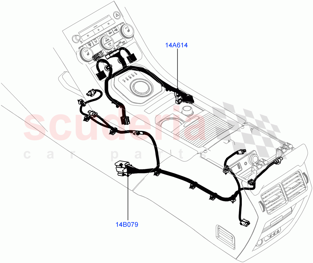 Electrical Wiring - Engine And Dash (Console) (Changsu (China)) ((V) FROMEG000001) of Land Rover Land Rover Range Rover Evoque (2012-2018) [2.2 Single Turbo Diesel]