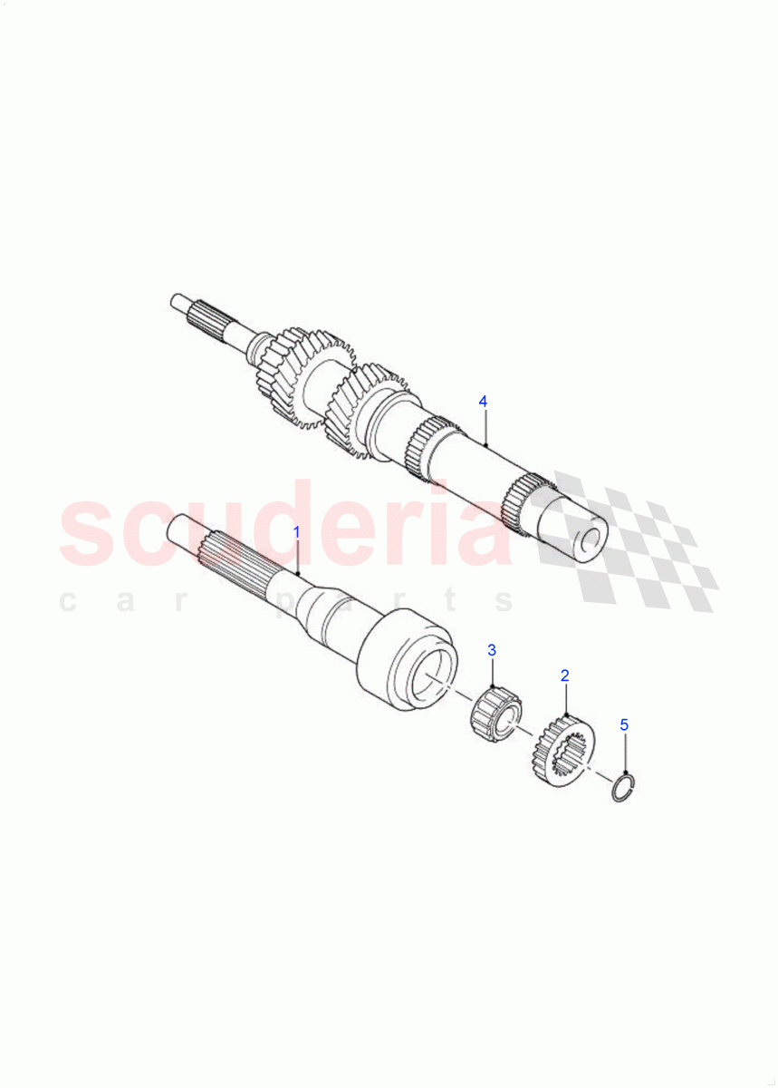 Input Shaft, Gear Sets & Bearings ((V) FROM7A000001) of Land Rover Land Rover Defender (2007-2016)