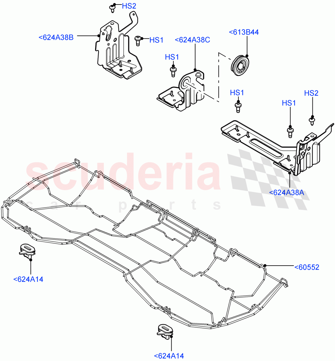 Rear Seat Base (Itatiaia (Brazil)) ((V) FROMGT000001) of Land Rover Land Rover Range Rover Evoque (2012-2018) [2.2 Single Turbo Diesel]