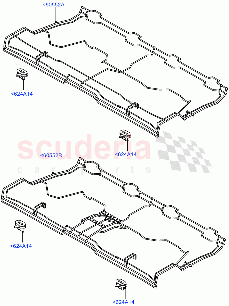 Rear Seat Base (2 Door Convertible, Halewood (UK)) ((V) FROMGH000001) of Land Rover Land Rover Range Rover Evoque (2012-2018) [2.2 Single Turbo Diesel]