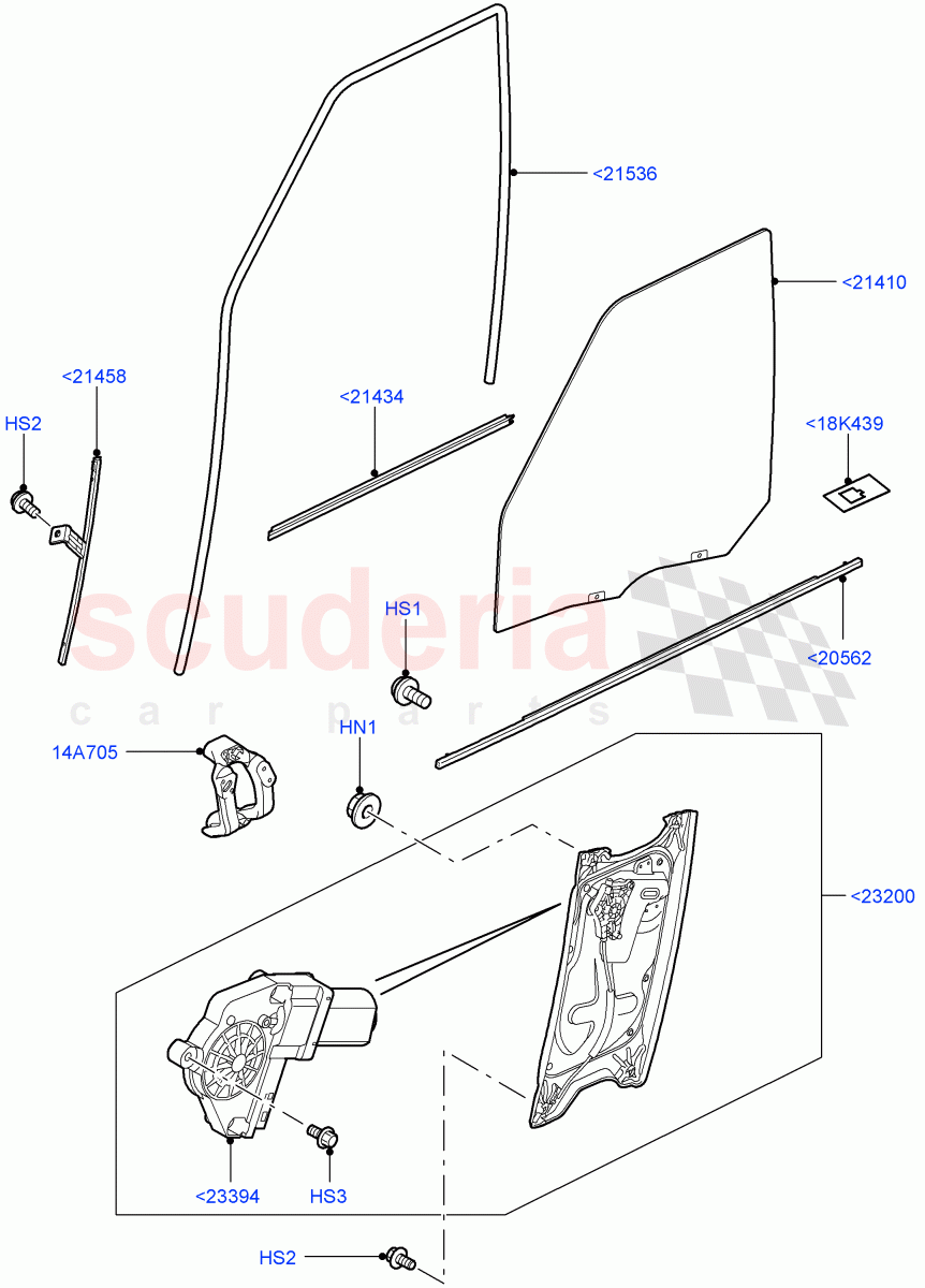 Front Door Glass & Window Controls ((V) FROMAA000001) of Land Rover Land Rover Discovery 4 (2010-2016) [4.0 Petrol V6]