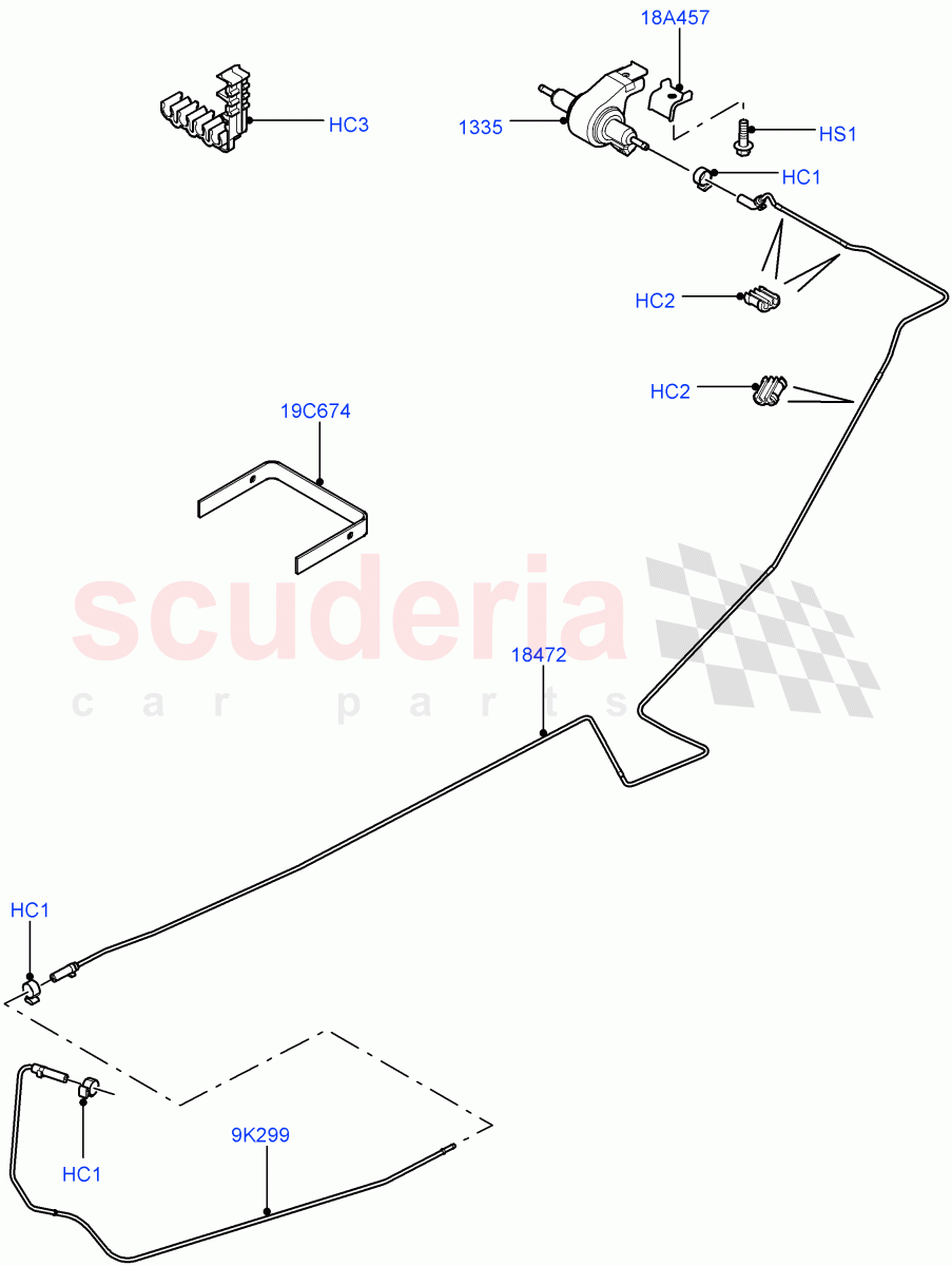 Auxiliary Fuel Fired Pre-Heater (Page C) ((V) FROMAA000001) of Land Rover Land Rover Range Rover (2010-2012) [5.0 OHC SGDI SC V8 Petrol]