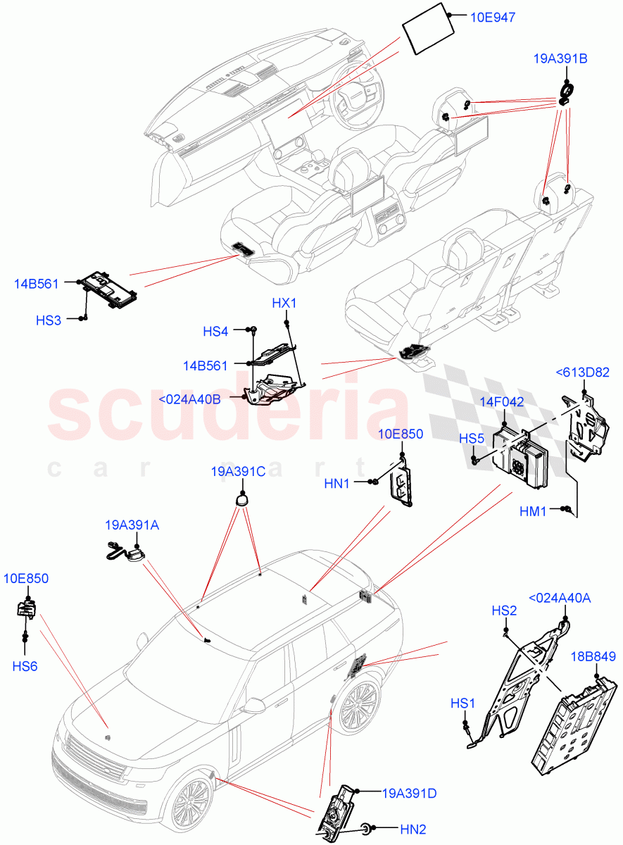 Audio Equipment - Original Fit of Land Rover Land Rover Range Rover (2022+) [3.0 I6 Turbo Petrol AJ20P6]