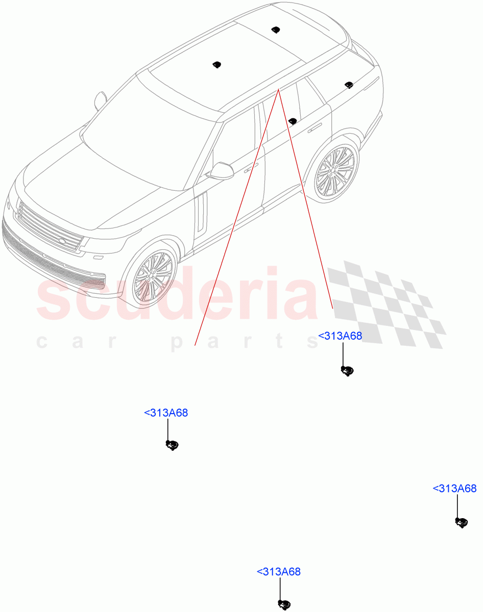 Load Compartment Trim (Floor, Cargo Retention) of Land Rover Land Rover Range Rover (2022+) [3.0 I6 Turbo Diesel AJ20D6]