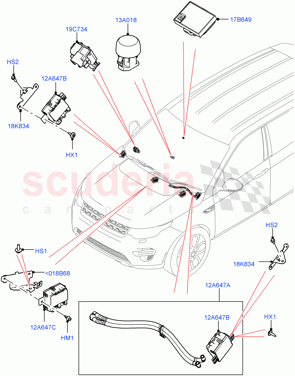Air Conditioning And Heater Sensors (Halewood (UK)) ((V) FROMMH000001) of Land Rover Land Rover Range Rover Evoque (2019+) [2.0 Turbo Diesel]