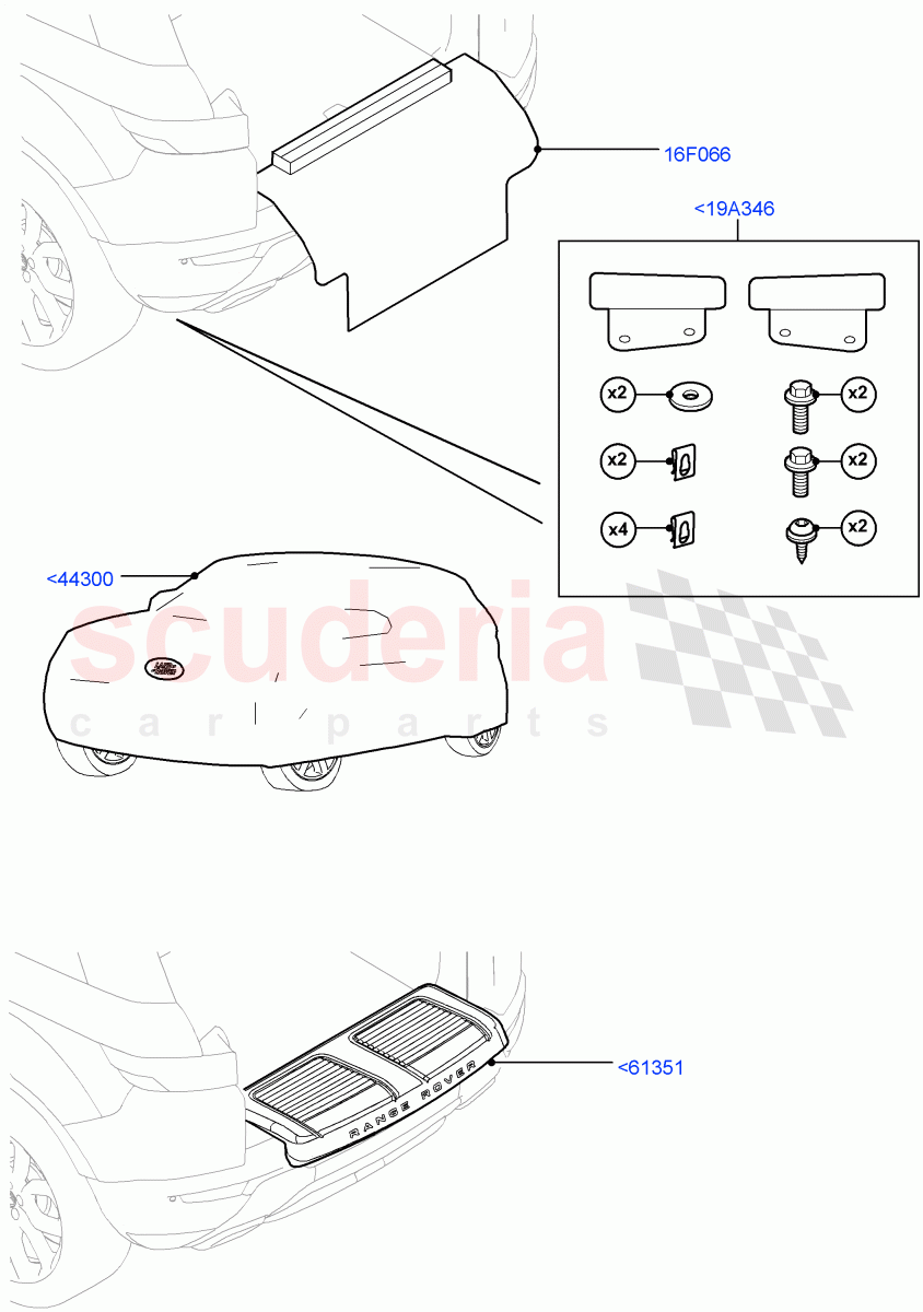 Exterior Body Protection (Accessory) (Halewood (UK), Itatiaia (Brazil)) of Land Rover Land Rover Range Rover Evoque (2012-2018) [2.2 Single Turbo Diesel]