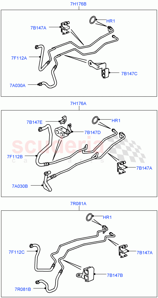 Transmission Cooling Systems (6 Speed Auto ZF 6HP26 Steptronic) ((V) TO9A999999) of Land Rover Land Rover Range Rover Sport (2005-2009) [4.2 Petrol V8 Supercharged]