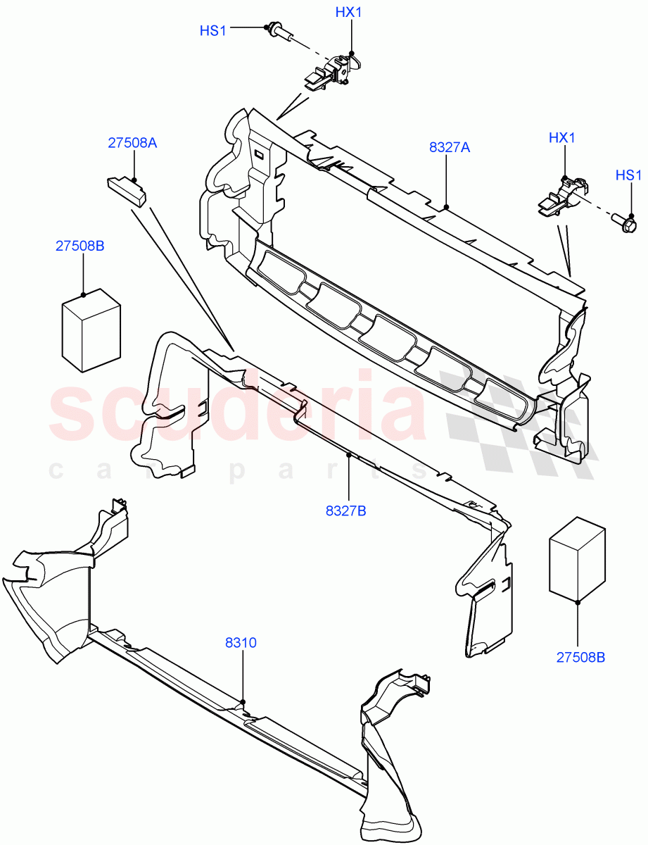 Air Deflectors (Itatiaia (Brazil)) ((V) FROMGT000001) of Land Rover Land Rover Range Rover Evoque (2012-2018) [2.2 Single Turbo Diesel]