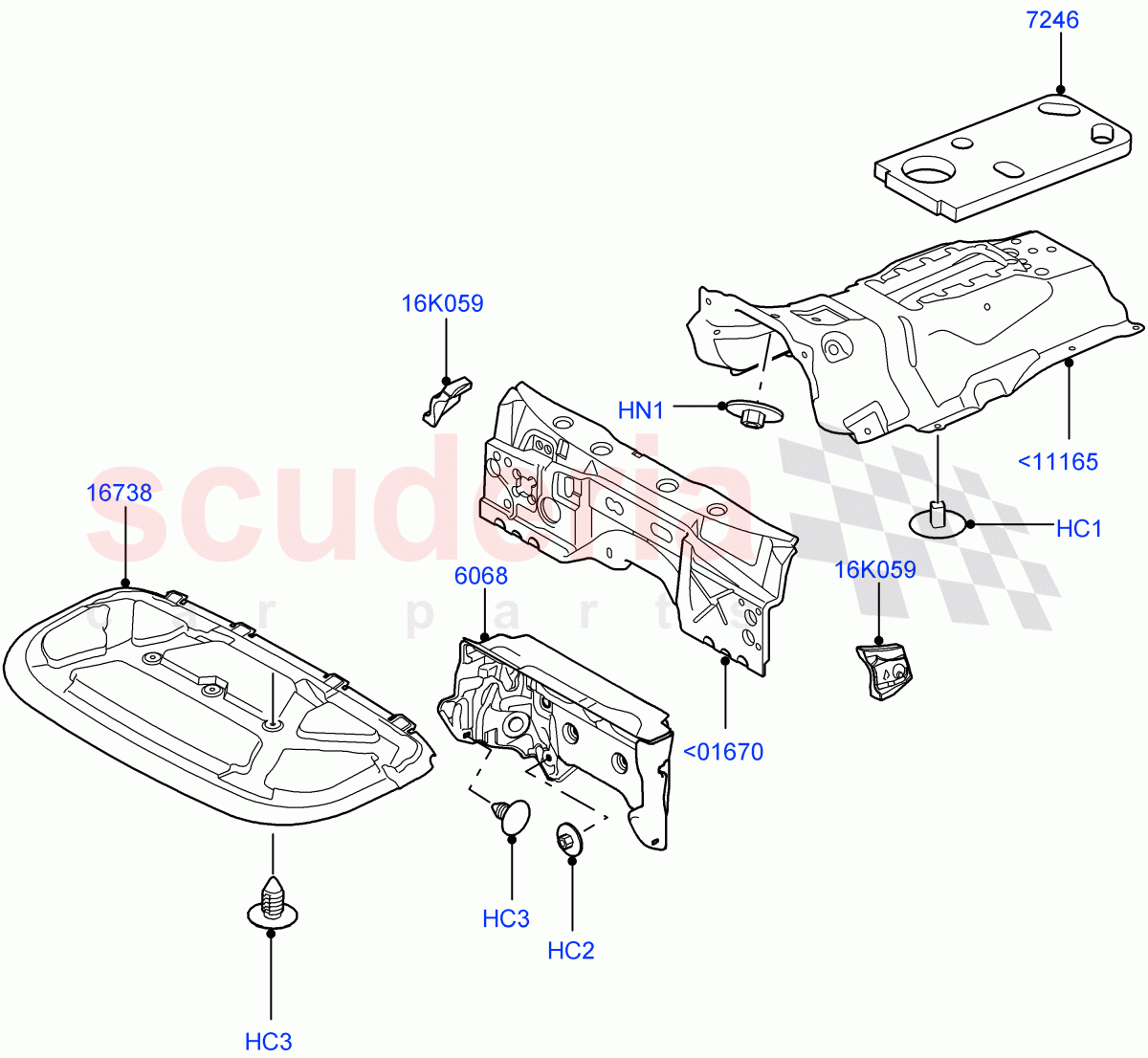 Insulators - Front ((V) FROMAA000001) of Land Rover Land Rover Range Rover Sport (2010-2013) [5.0 OHC SGDI SC V8 Petrol]