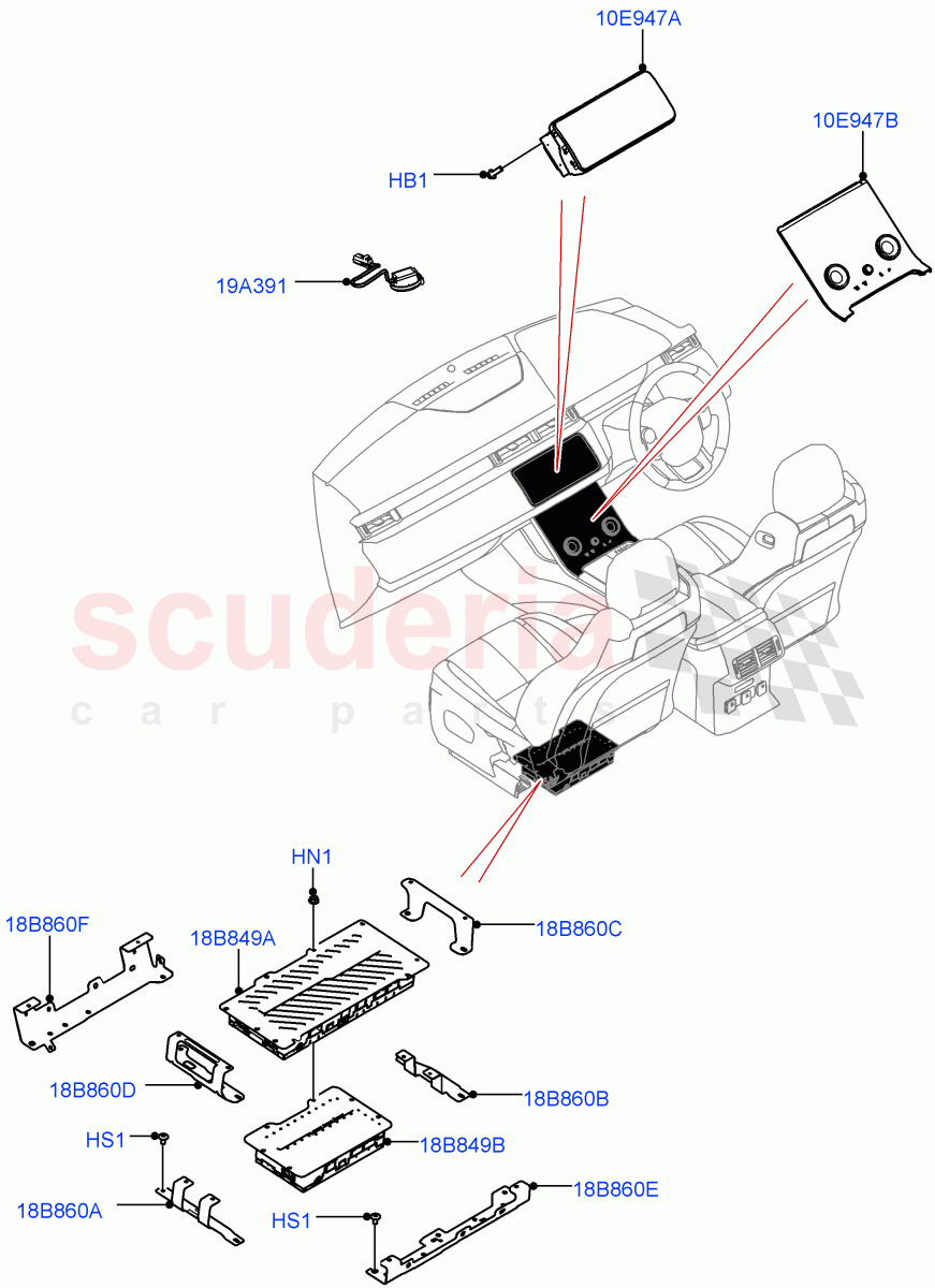 Audio Equipment - Original Fit ((V) TOLA999999) of Land Rover Land Rover Range Rover Velar (2017+) [3.0 DOHC GDI SC V6 Petrol]