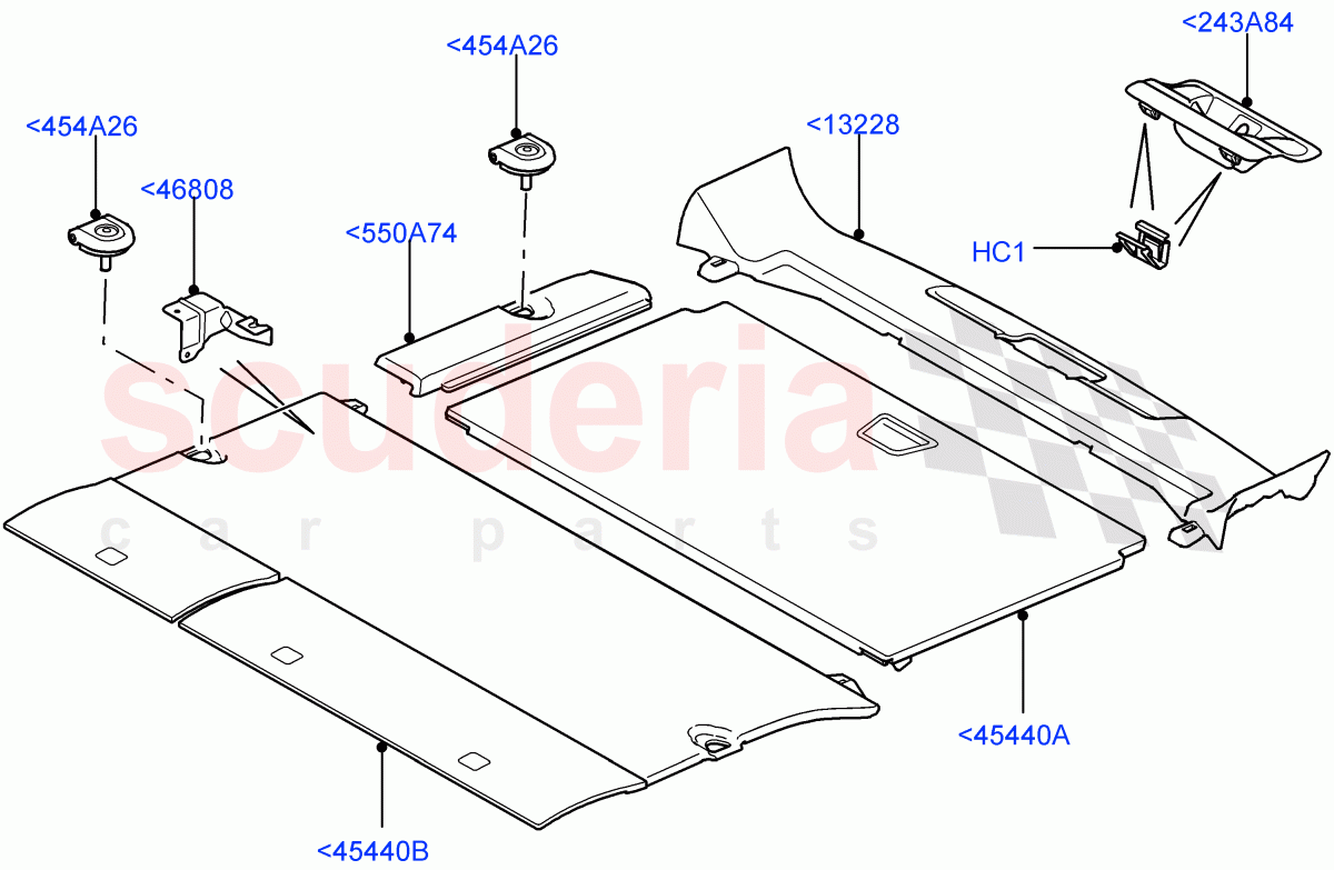 Load Compartment Trim (Floor) ((V) FROMAA000001) of Land Rover Land Rover Range Rover Sport (2010-2013) [3.6 V8 32V DOHC EFI Diesel]